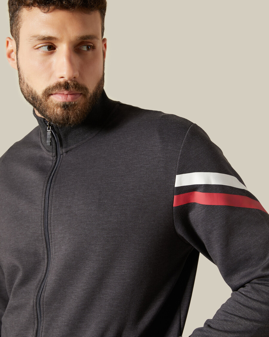 two-striped track jacket