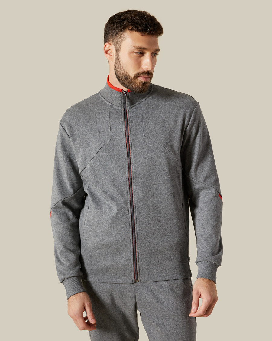 two-tone track jacket
