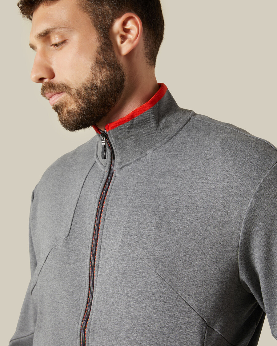 two-tone track jacket