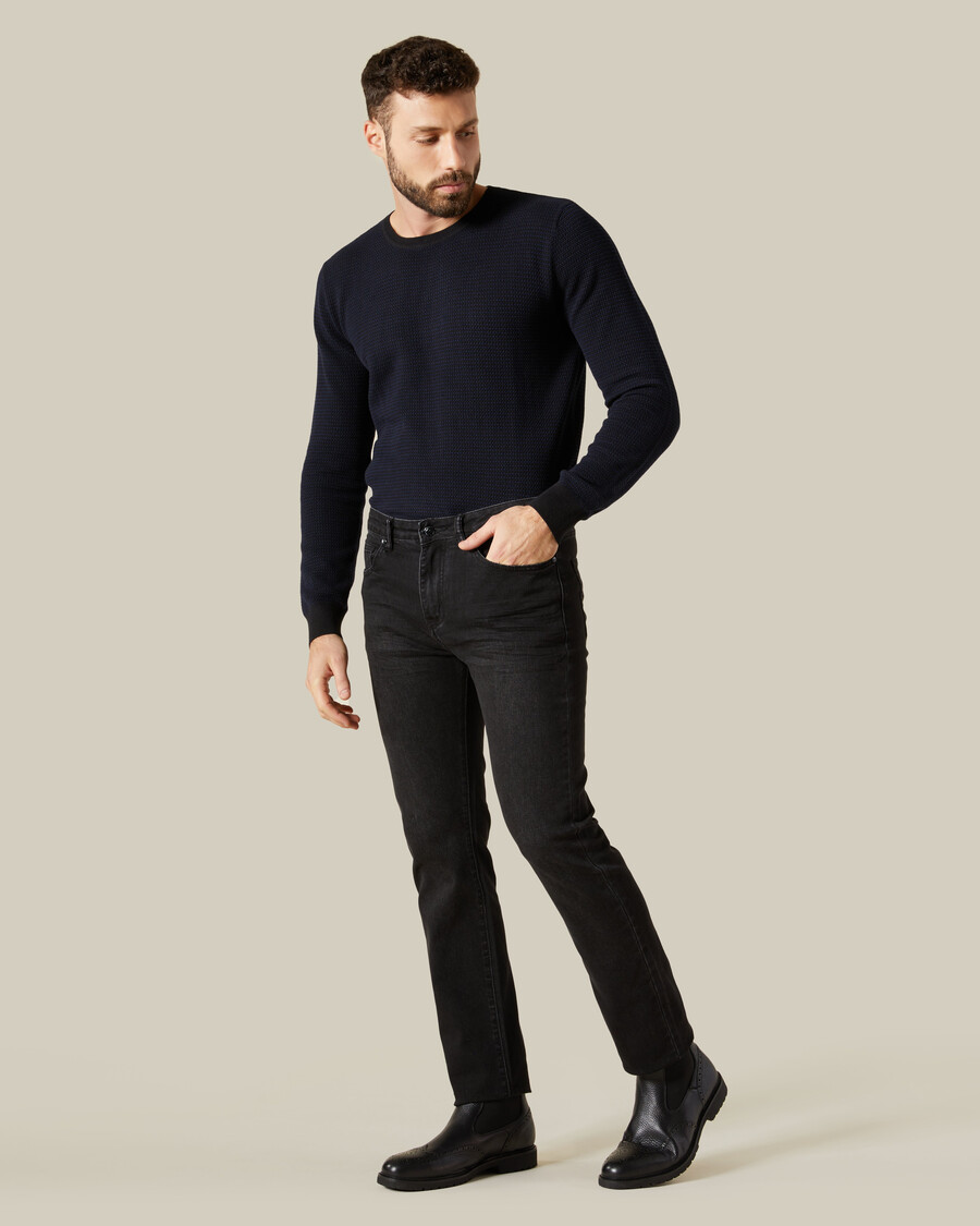 regular fit denim jeans