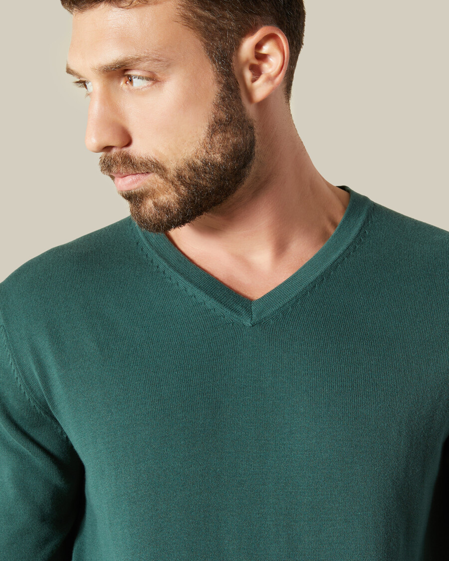v-neck pullover