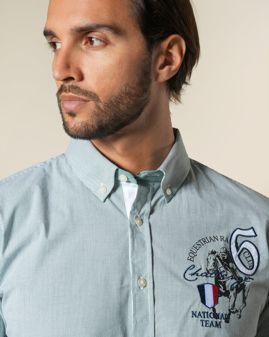 striped long sleeve shirt