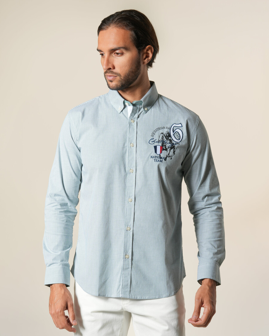 striped long sleeve shirt
