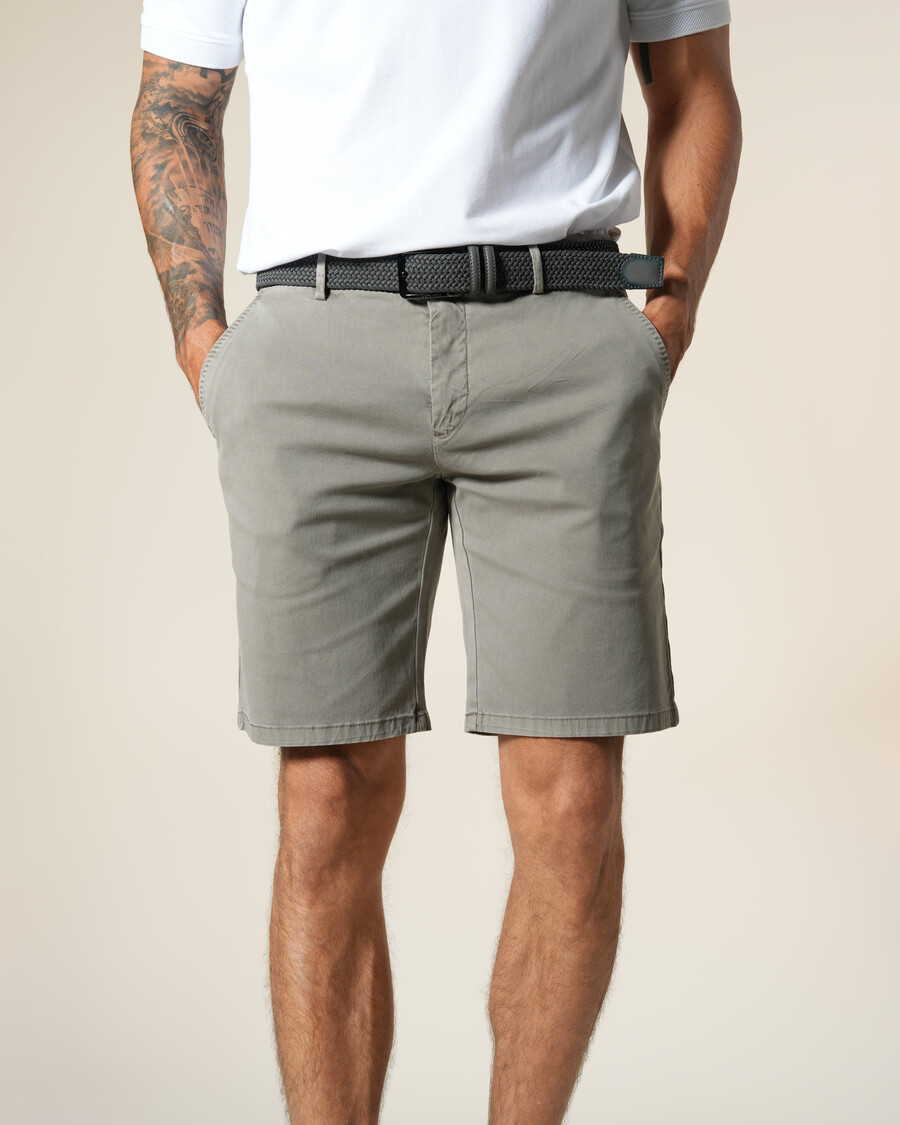slim fit bermuda shorts