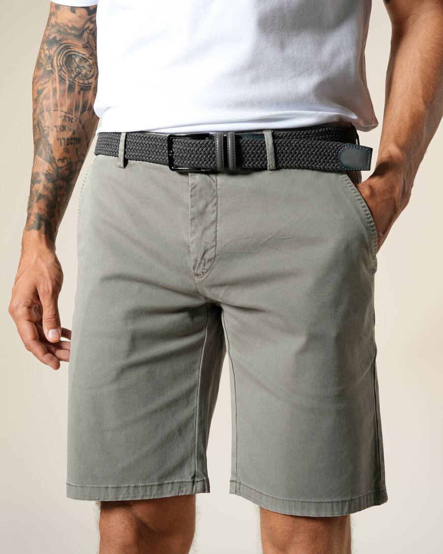 slim fit bermuda shorts