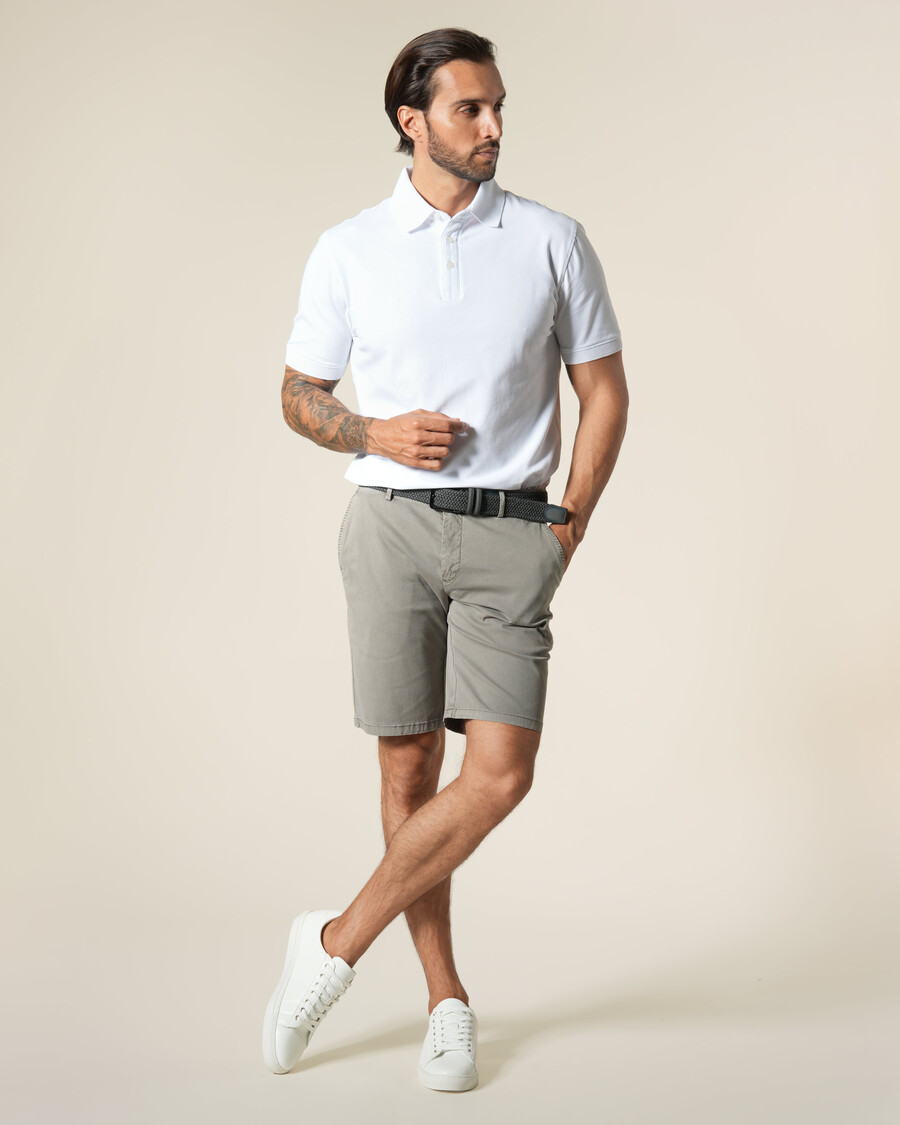 slim fit bermuda shorts