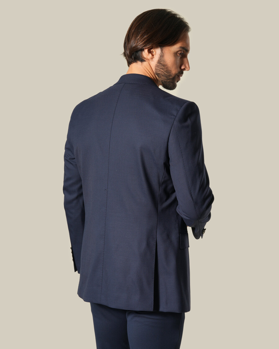 regular fit single breasted suit jacket