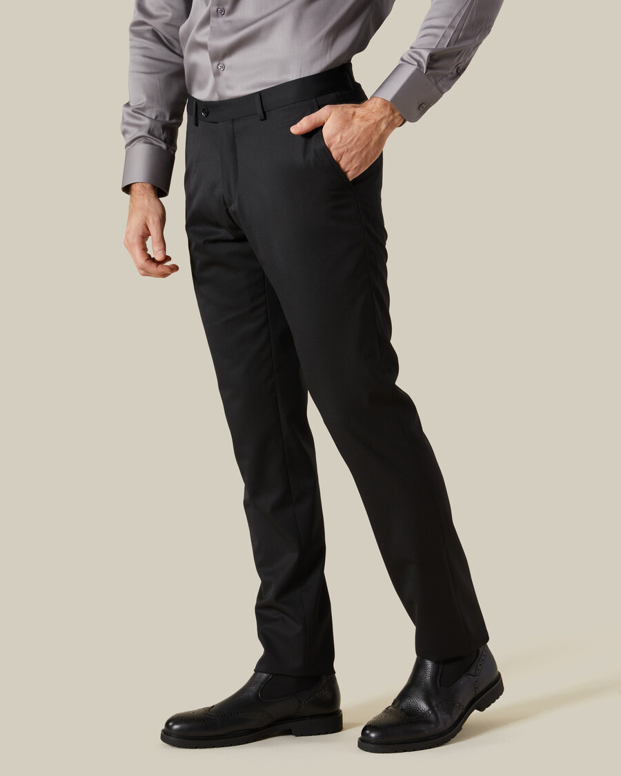 slim fit formal trousers