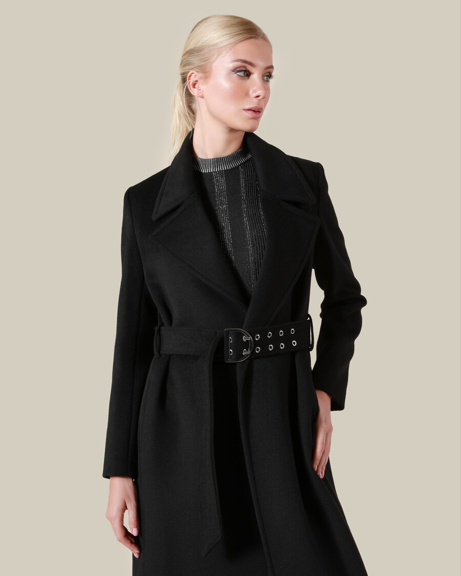 belted midi coat
