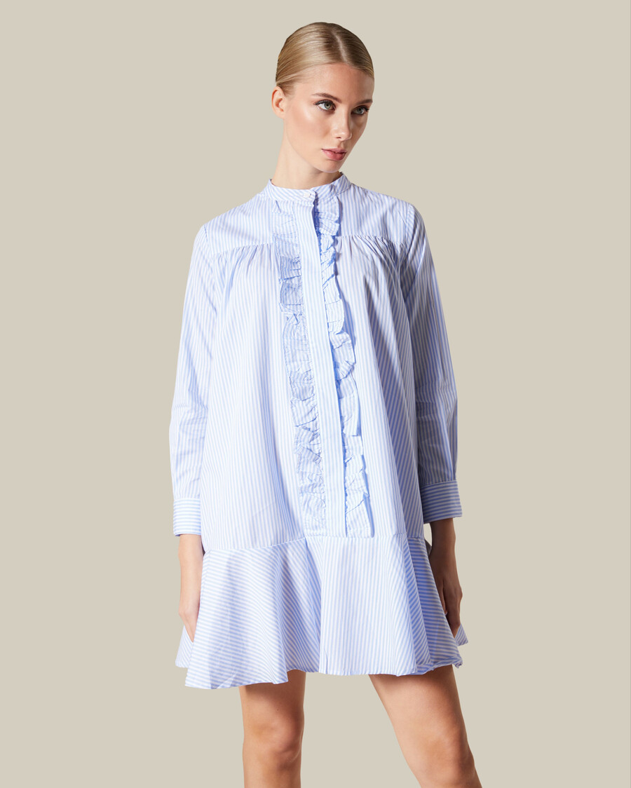 striped tent dress