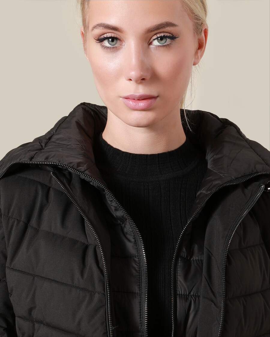 quilted puffer jacket
