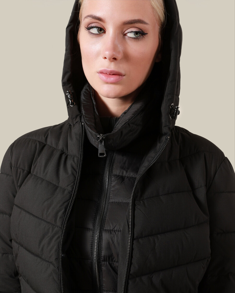 quilted puffer jacket