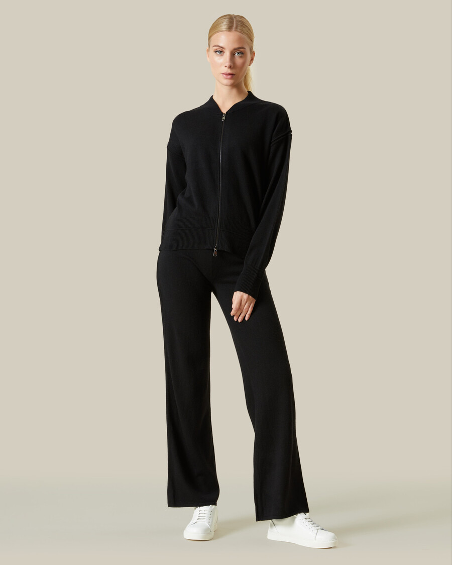 monochrome knitted coordinates