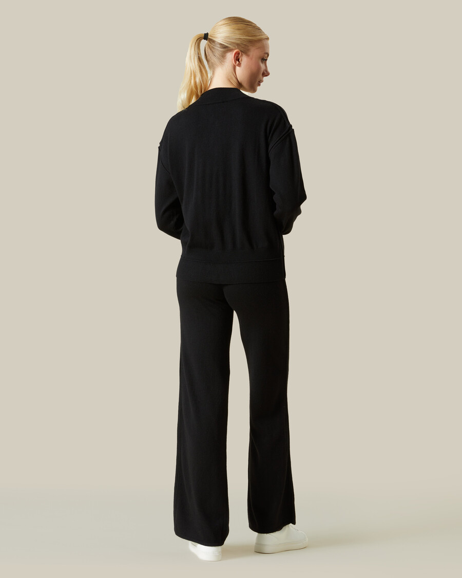 monochrome knitted coordinates
