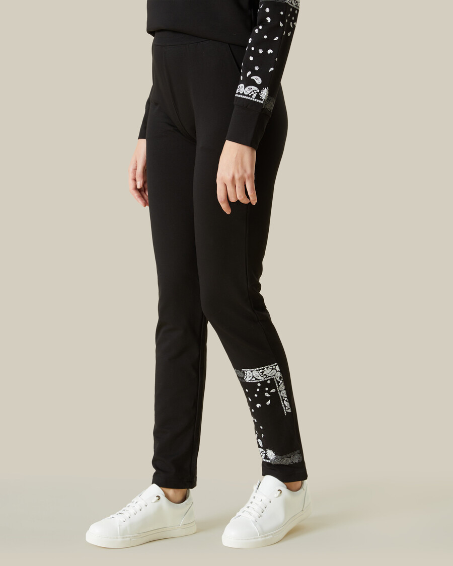 paisley accented tracksuit set