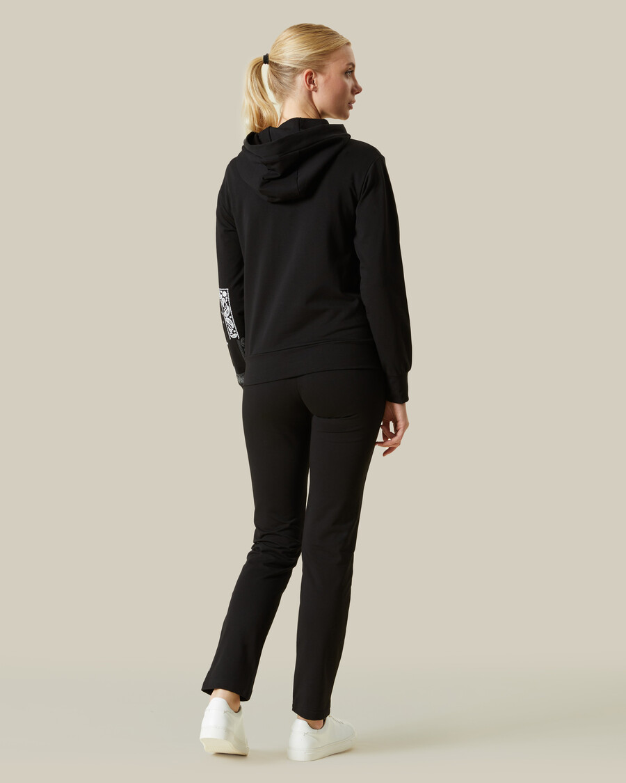 paisley accented tracksuit set