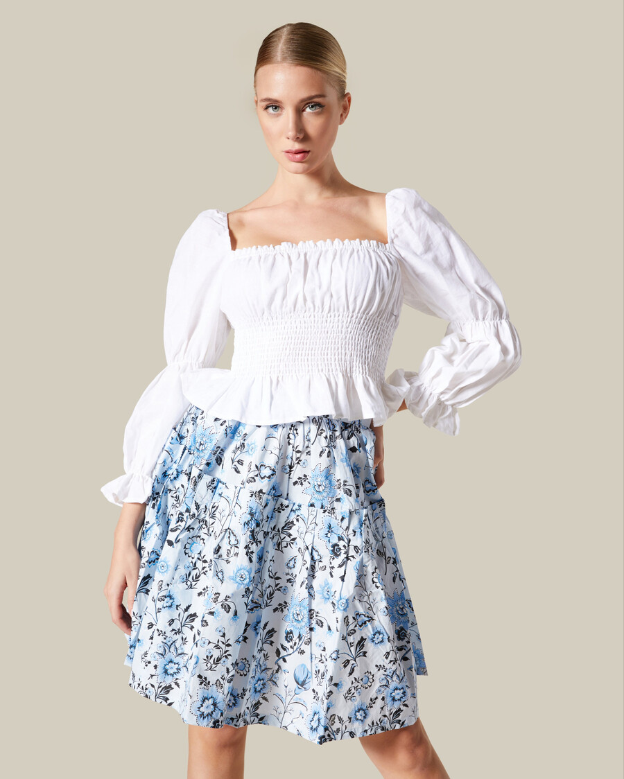 tiered sleeve top