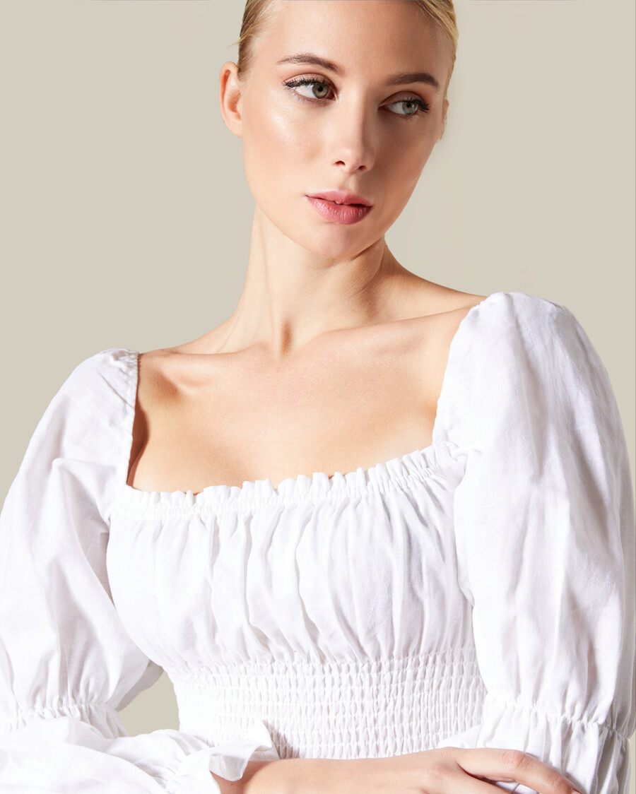 tiered sleeve top