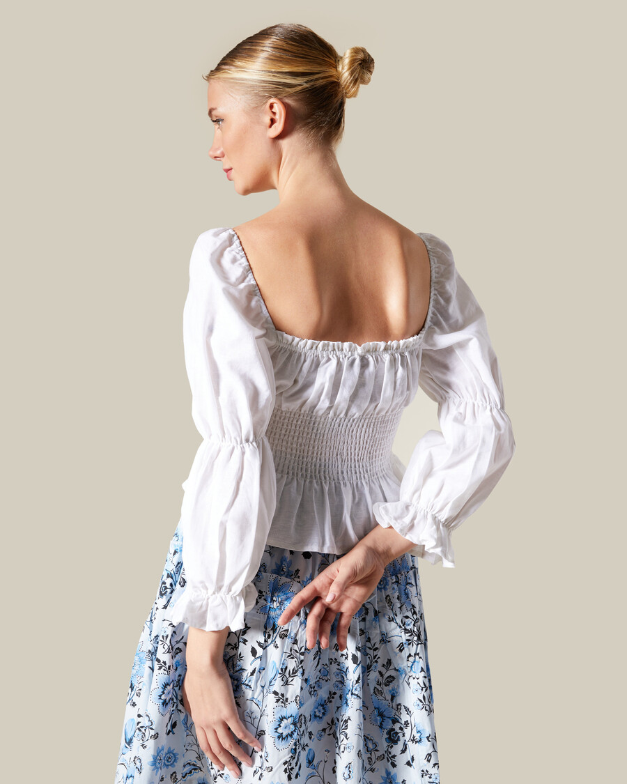 tiered sleeve top