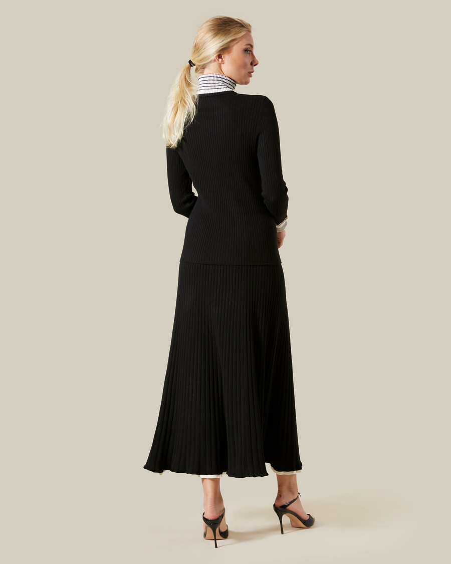 ribbed turtle neck top