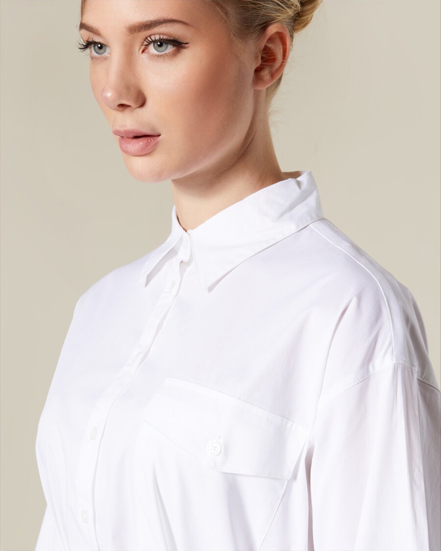 tie detailed shirt