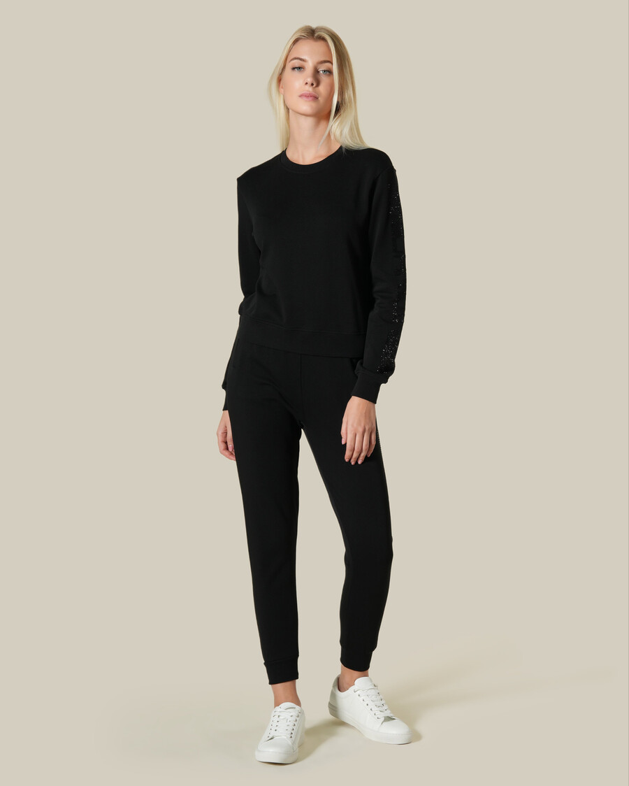 logo embellished tracksuit