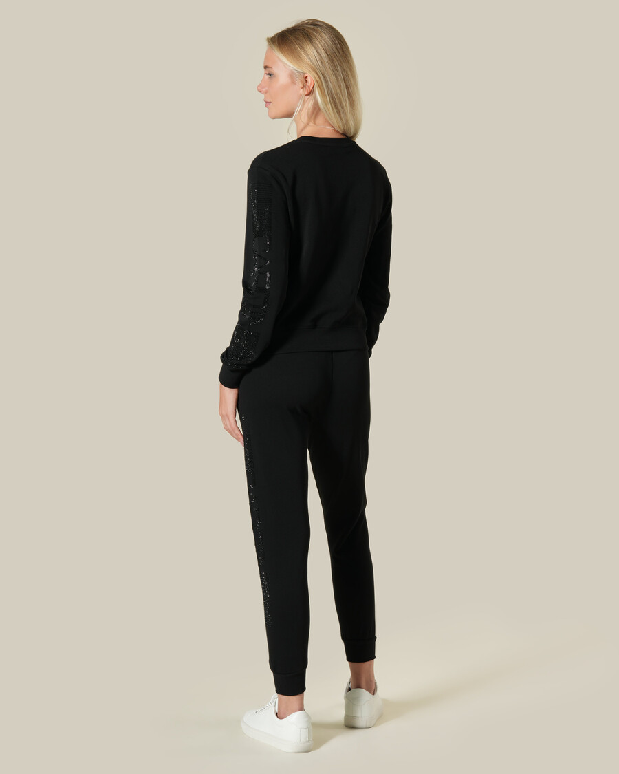 logo embellished tracksuit